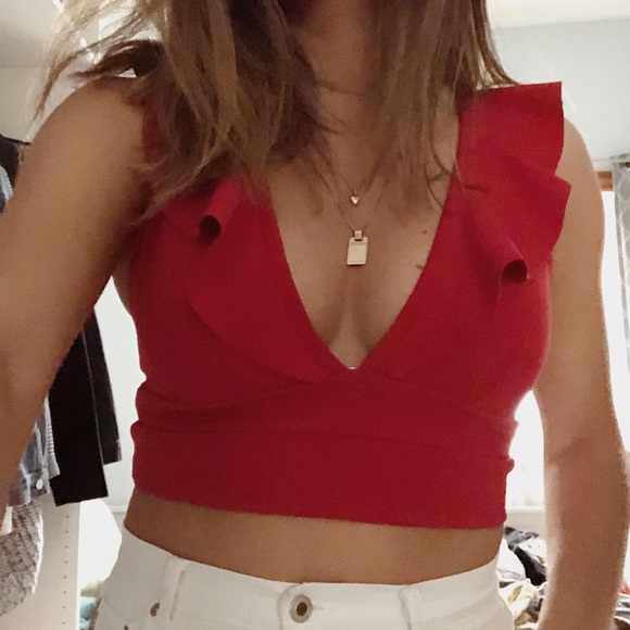 Classy red top - Picture 2 of 3